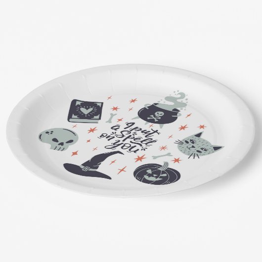 Ik zet je een spelletje. papieren bordje (Gekanteld)