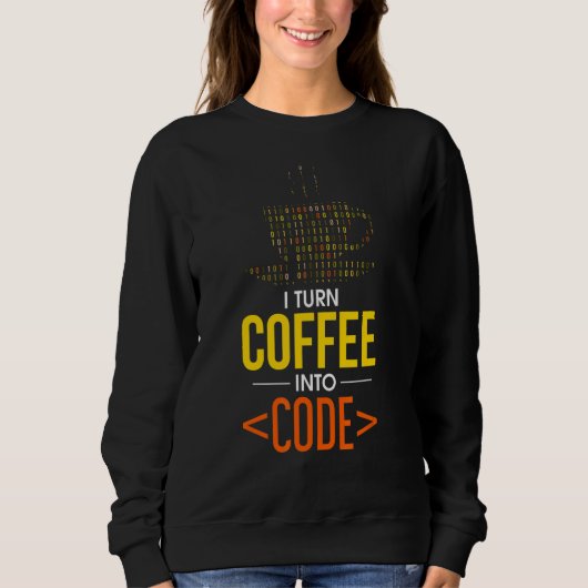 Ik zet Koffie in het Programma van de Codeur van d Trui (Voorkant)