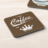 Ik zet koffie in KOM's Bier Onderzetter (Linkerzijde)