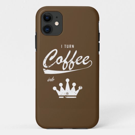 Ik zet koffie in KOM's Case-Mate iPhone Case (Achterkant)