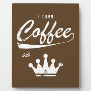 Ik zet koffie in KOM's Fotoplaat