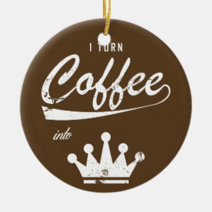 Ik zet koffie in KOM's Keramisch Ornament