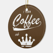 Ik zet koffie in KOM's Keramisch Ornament (Links)