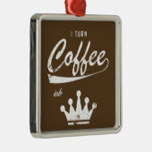 Ik zet koffie in KOM's Metalen Ornament (Rechts)