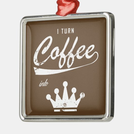 Ik zet koffie in KOM's Metalen Ornament (Links)