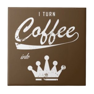 Ik zet koffie in KOM's Tegeltje