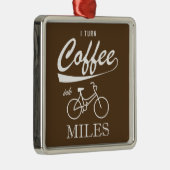 Ik zet koffie in Miles Metalen Ornament (Rechts)