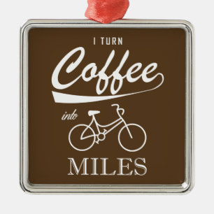 Ik zet koffie in Miles Metalen Ornament