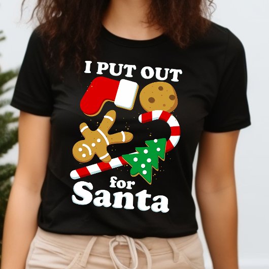 Ik zet me neer voor de kerstman. t-shirt