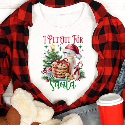 Ik zet me neer voor de kerstman. Tri-Blend shirt