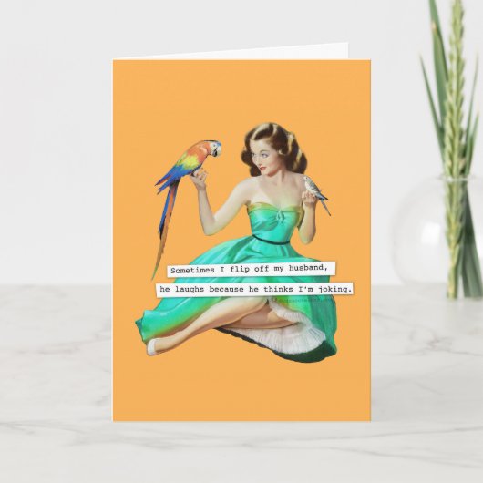 Ik zet mijn Kaart van de verjaardag van mijn man a (Voorkant)