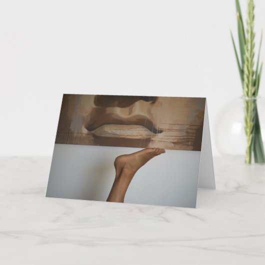 Ik zet mijn voet in mijn mond - Kaart (Voorkant)