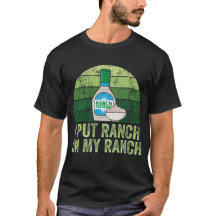 Ik zet Ranch op mijn  Ranch Dressi.