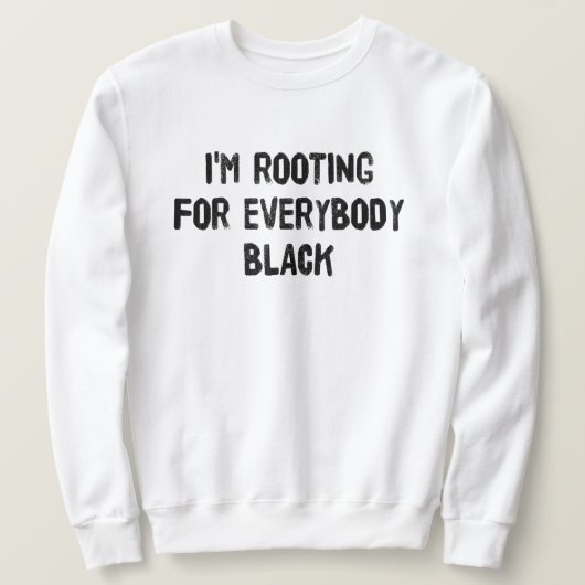 Ik zet voor iedereen zwart T-shirt (Design voorkant)