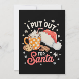 Ik Zet Voor Sint Koekjes Warme Chocolade Kerstmis Kaart