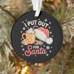 Ik Zet Voor Sint Koekjes Warme Chocolade Kerstmis Ornament