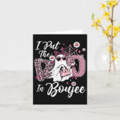 Ik Zette De Boo In Boujee Geest Grappig Nk Luipaar Kaart (Gele Bloem)