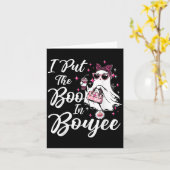 Ik Zette De Boo In Boujee Geest Grappige Nk Luipaa Kaart (Gele Bloem)