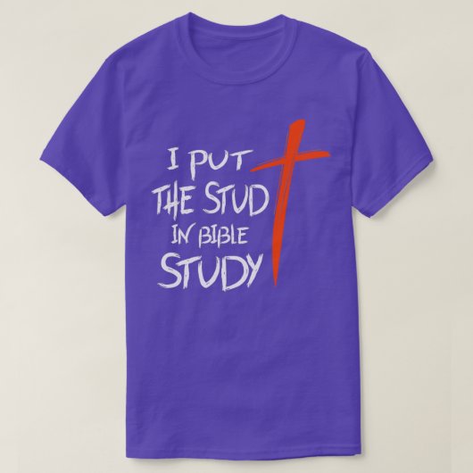 Ik zette de studie in de bijbel 2 t-shirt (Design voorkant)