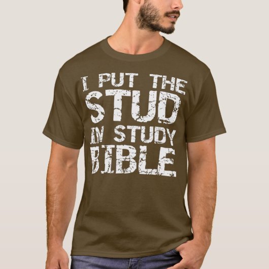 Ik zette de Studie in de Bijbel Verhard T-shirt (Voorkant)