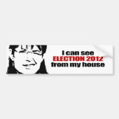 Ik zie 2012 uit mijn huis bumpersticker (Voorkant)