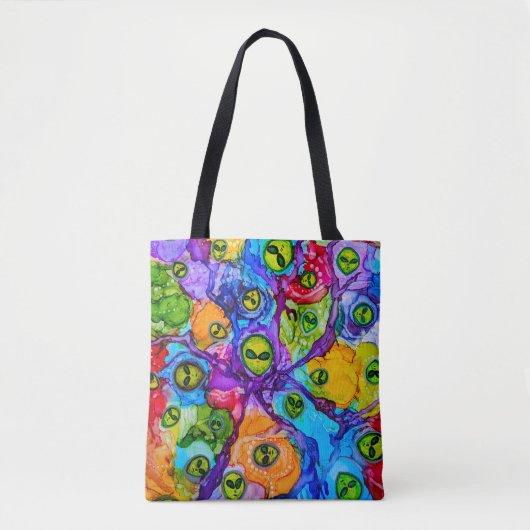 Ik zie Aliens Tote Bag (Voorkant)