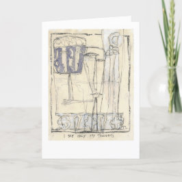 Ik zie alleen mijn gedachten kaart