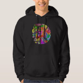 Ik zie als een meisje dat ik dare Ya Softball Catc Hoodie (Voorkant)
