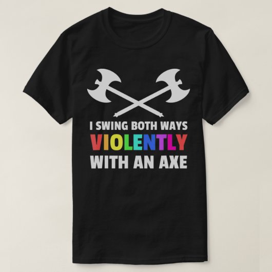 Ik zie beide manieren heftig met een Ae Lgbt T-shirt (Design voorkant)