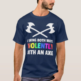 Ik zie beide manieren heftig met een x LGBT 1 T-shirt