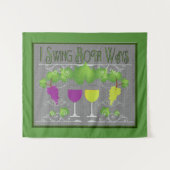 Ik zie beide manieren voor wijn wandkleed (Voorkant (horizontaal))