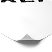 Ik zie brood mensen grappig film citaat woordspeli poster (Hoek)