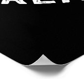 Ik zie Brood Mensen Grappig Film Quote Pun Dark BG Poster (Hoek)