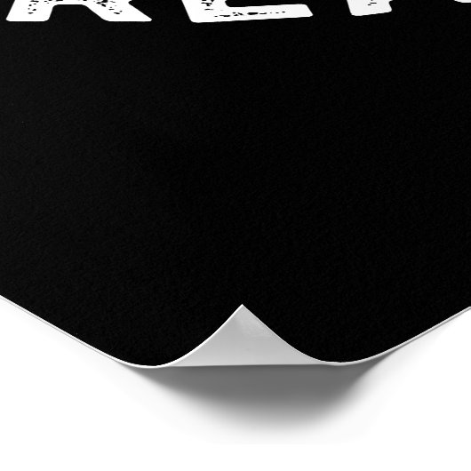 Ik zie Brood Mensen Grappig Film Quote Pun Dark BG Poster (Hoek)