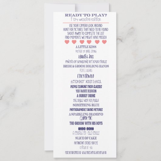 Ik zie bruiloft foto's editie kaart (Voorkant)