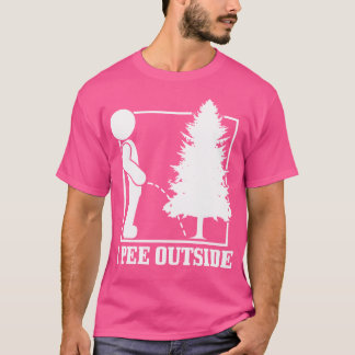 Ik zie buiten Funny Outdoor Camping Hiker C T-shirt