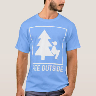 Ik zie buitenschoolse schotskamping van buiten t-shirt