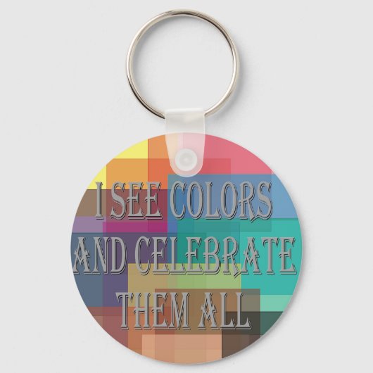 Ik zie Colors Sleutelhanger (Voorkant)