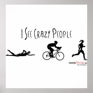 Ik zie Crazy People Poster
