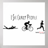Ik zie Crazy People Poster (Voorkant)