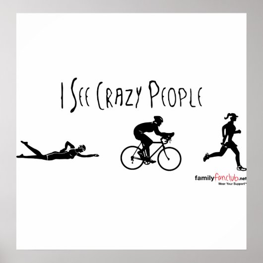 Ik zie Crazy People Poster (Voorkant)