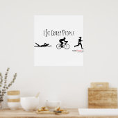 Ik zie Crazy People Poster (Keuken)