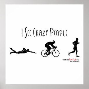 Ik zie Crazy People Poster