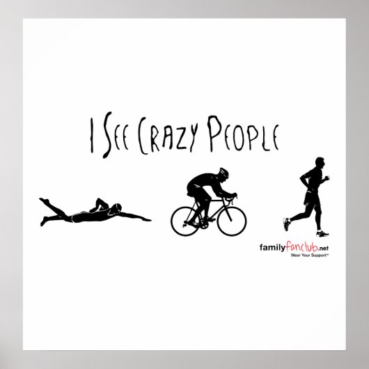 Ik zie Crazy People Poster (Voorkant)
