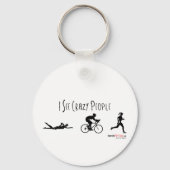 Ik zie Crazy People Sleutelhanger (Voorkant)