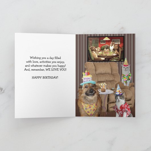 Ik zie dat het je verjaardagskaartje is kaart (Binnen)