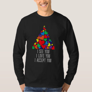 Ik zie dat ik van je hou en je accepteer, Lgbetq A T-shirt