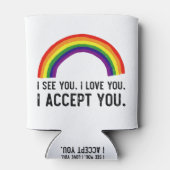 Ik zie dat ik van je hou... ik accepteer je homepa blikjeskoeler (Achterkant)