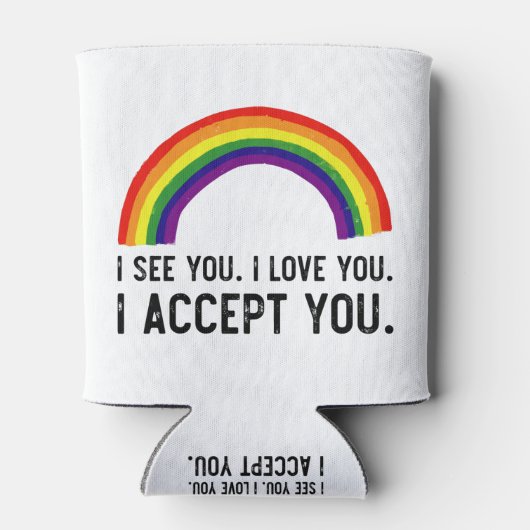 Ik zie dat ik van je hou... ik accepteer je homepa blikjeskoeler (Achterkant)