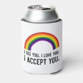 Ik zie dat ik van je hou... ik accepteer je homepa blikjeskoeler (Blikje Achterkant)